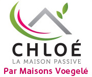 logo de Chloé, la maison passive par Maisons Voegelé