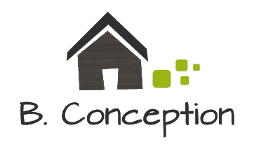 le logo de B.Conception pour les maisons passives